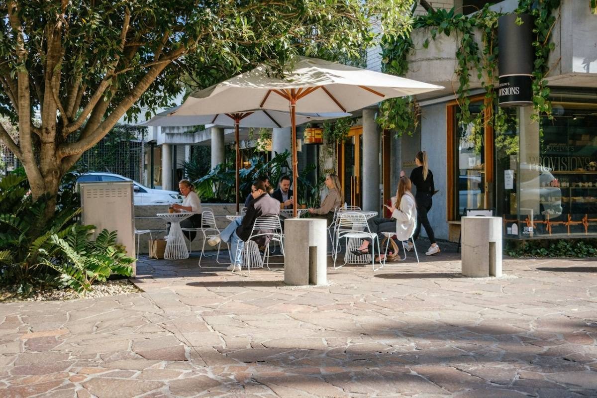 La terrasse aux beaux jours